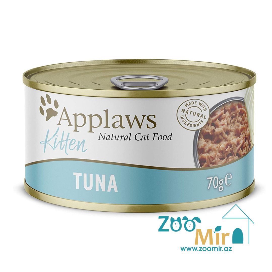 Applaws Natural Cat Food Kitten, консервы для котят со вкусом тунца, 70 гр