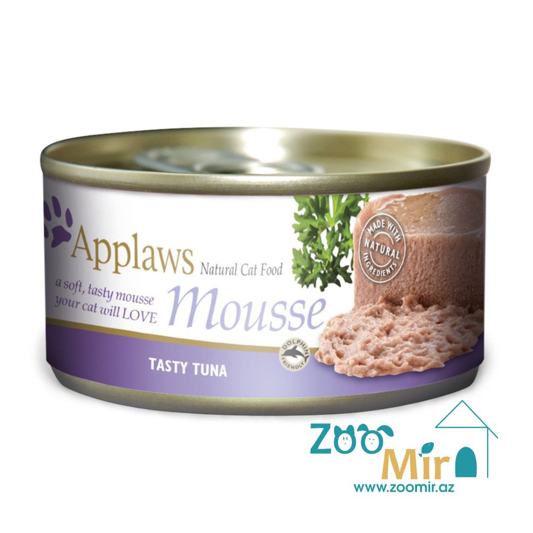 Applaws Natural Cat Food Mousse, консервы для кошек со вкусом тунца,  70 гр
