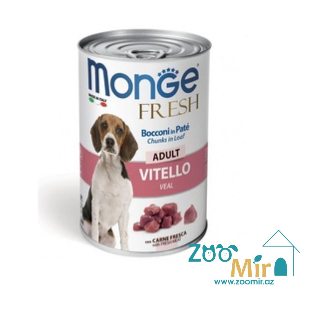 Monge Fresh, консервы для взрослых собак с говядиной, 400 гр