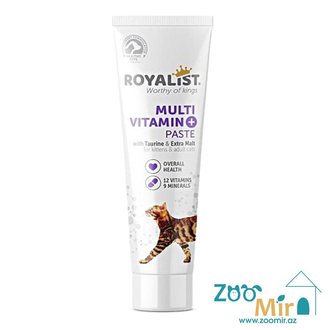 Royalist Multi Vitamin Extra Malt Paste, с содержанием таурина, для котят и кошек, 100 гр.