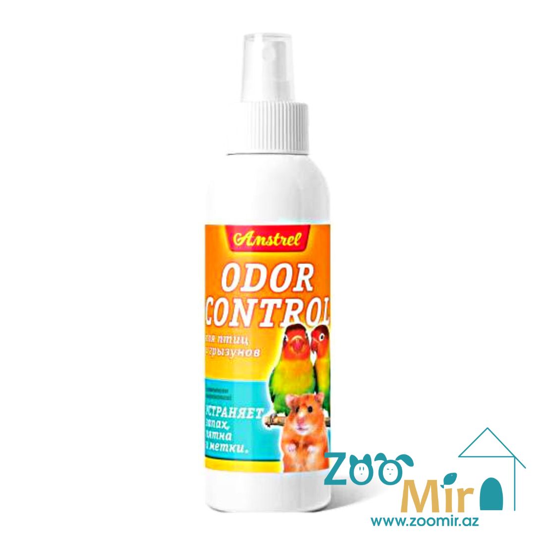 Amstrel Odor Control, спрей для удаления запаха, пятен и меток для птиц и грызунов, 200 мл
