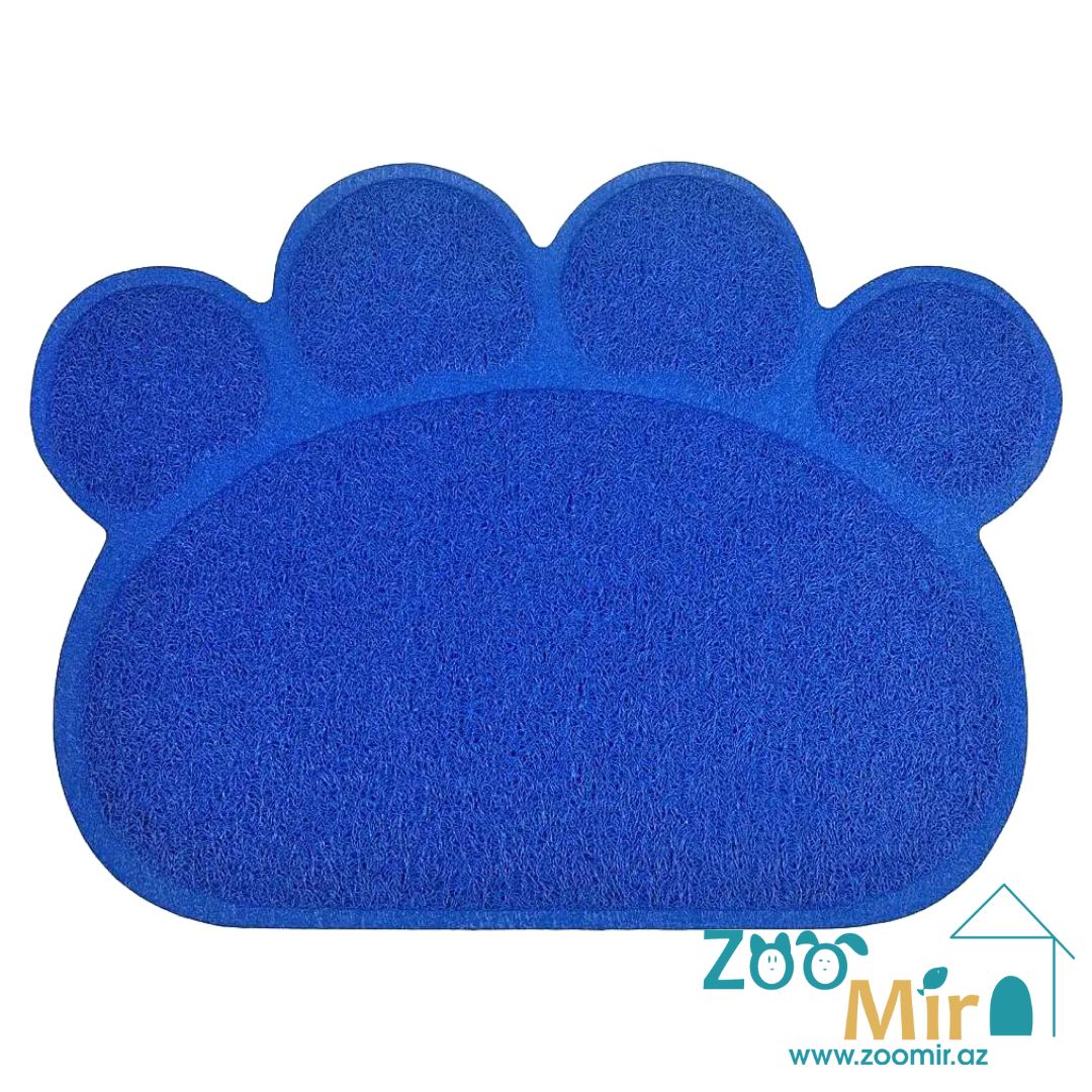 KI, водонепроницаемый коврик под лоток кошачьего туалет, для котят, 37 х 30 см (цвет: синий)