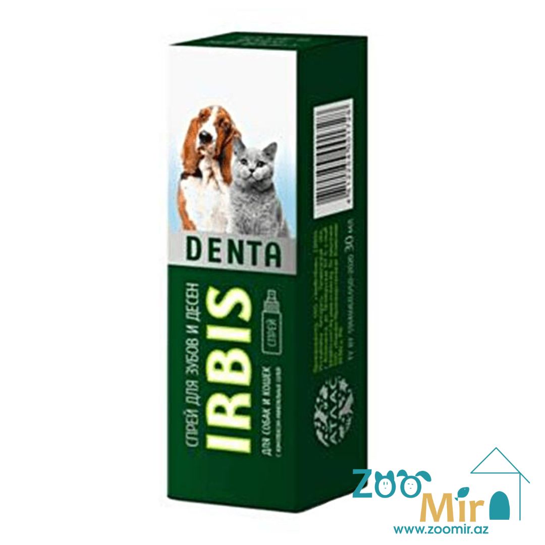 Ibris, стоматологический раствор спрей с комплексом минеральных солей для зубов и десен, для собак и кошек, 30 мл