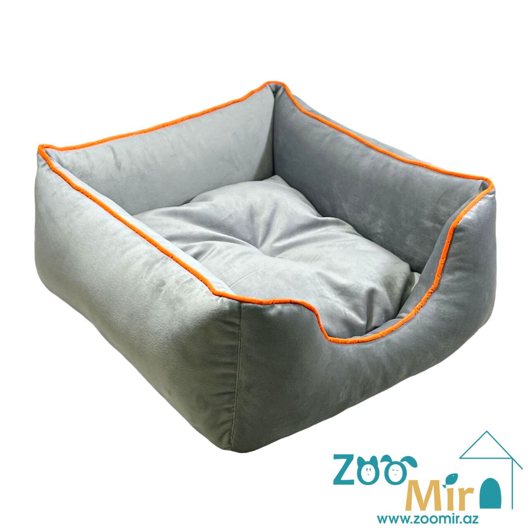 Zoomir, "Grey 2" лежак для мелких пород собак и кошек, 40x40x16 см