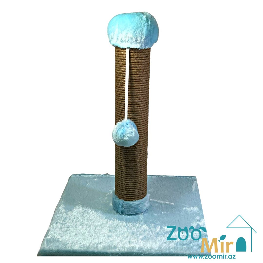 Zoomir "Blue Cloud", когтеточка с квадратным основанием, для котят и кошек, 52х40х40 см (размер M)