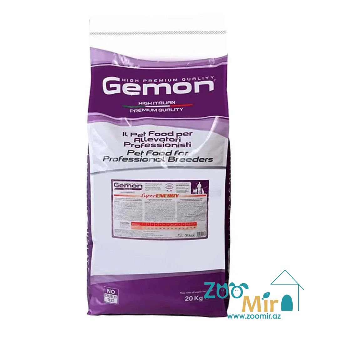 Gemon Professional All Breeds Super Energy, полнорационный корм для очень активных собак, которым требуется высокое содержание питательных веществ, 20 кг (цена за 1 мешок)