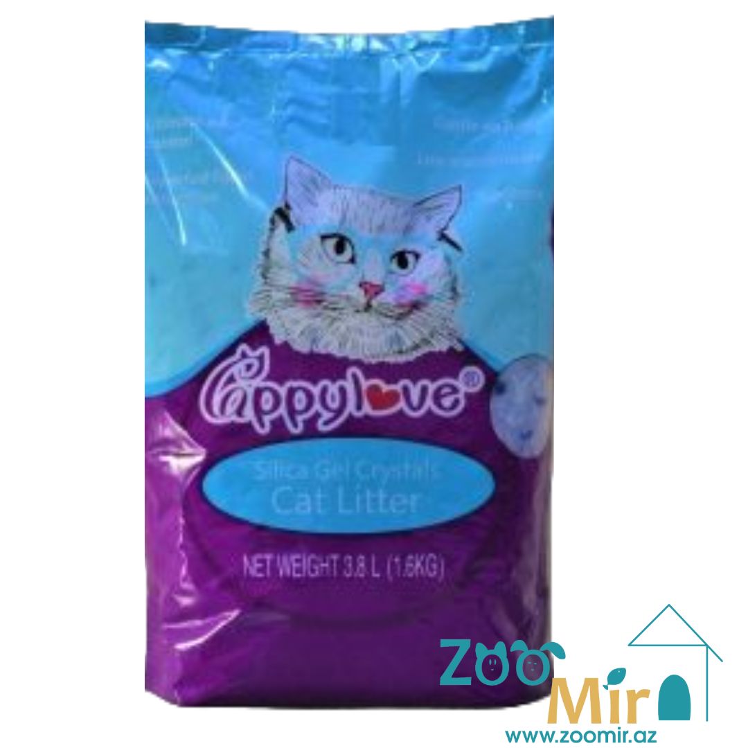Silicon Cat Litter CappyLove, силикагелевый наполнитель, 3.8 л.