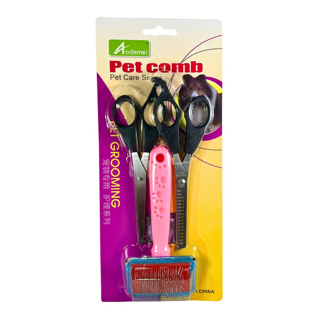 Aodemei Pet Comb, комплект аксессуаров для грумера, для собак и кошек.