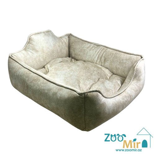 Zoomir, лежак для мелких и средних пород собак, 70х55х18 см (цвет: бежевый)