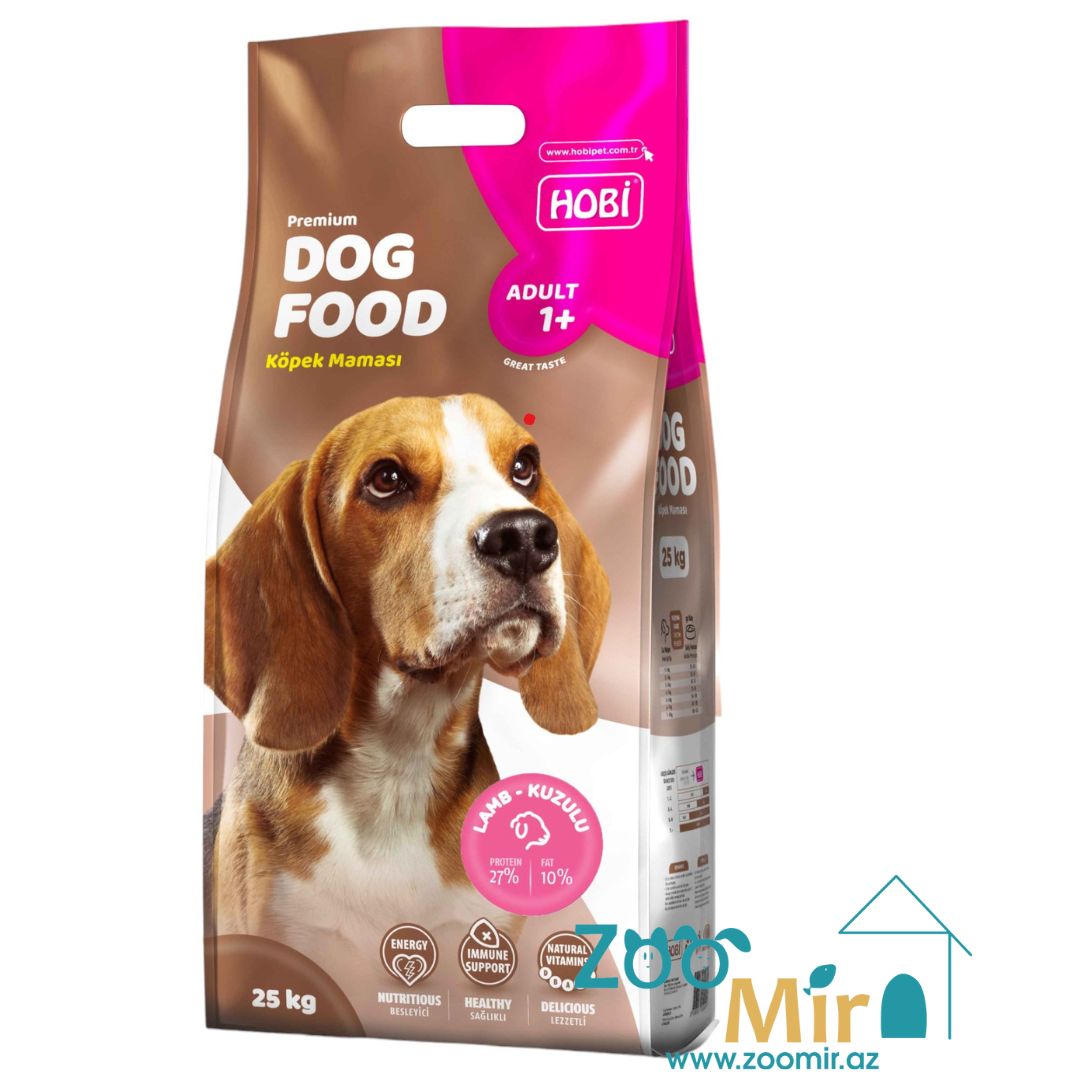 Hobi, сухой корм для взрослых собак с ягненком, на развес (цена за 1 кг)