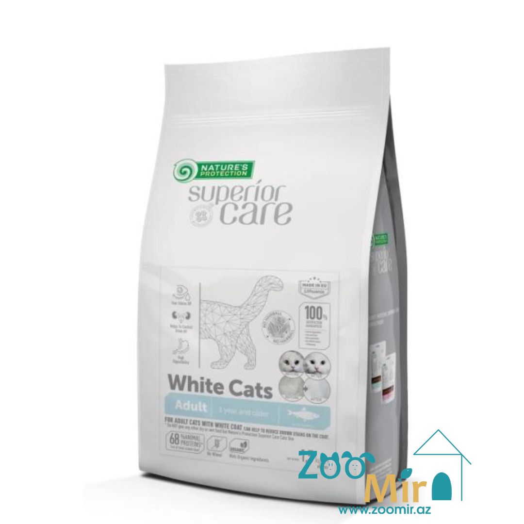 Nature's Protection White Cats, сухой корм для кошек с белой шерстью, 7 кг (цена за 1 мешок)