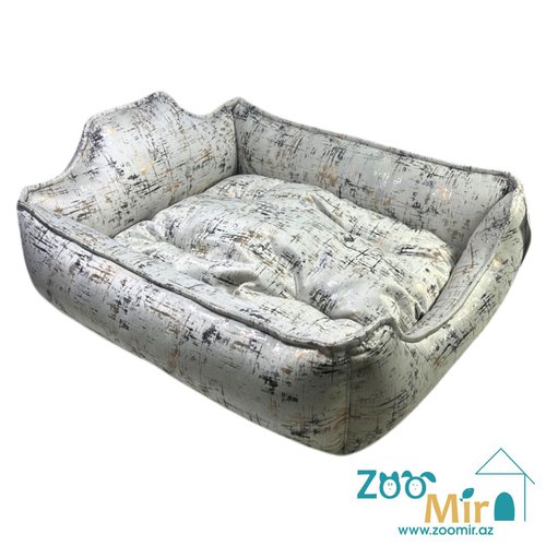 Zoomir, лежак для мелких и средних пород собак, 70х55х18 см (цвет: белый)