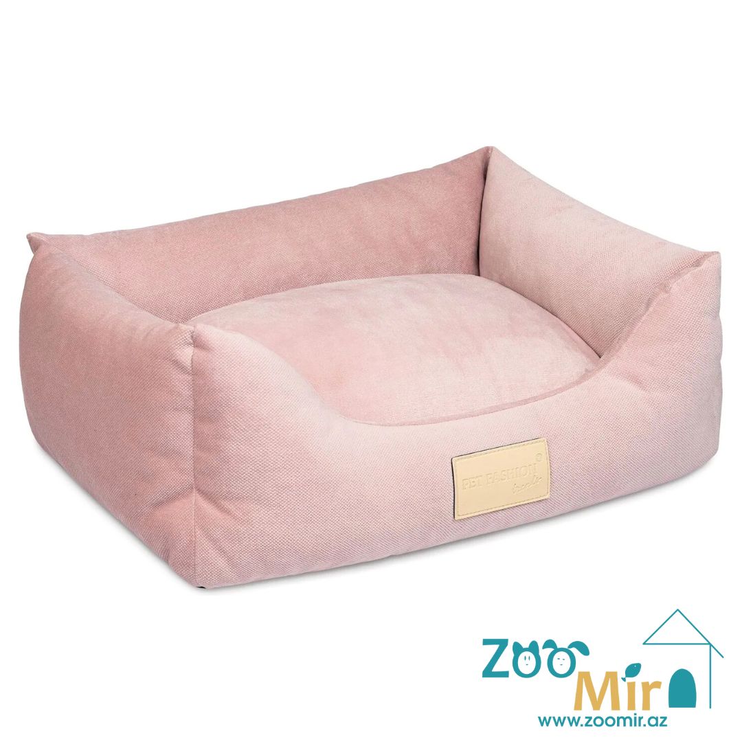 Pet Fashion, лежак для малых пород собак и кошек, 52х40х17 см (размер: S)(цвет: розовый)