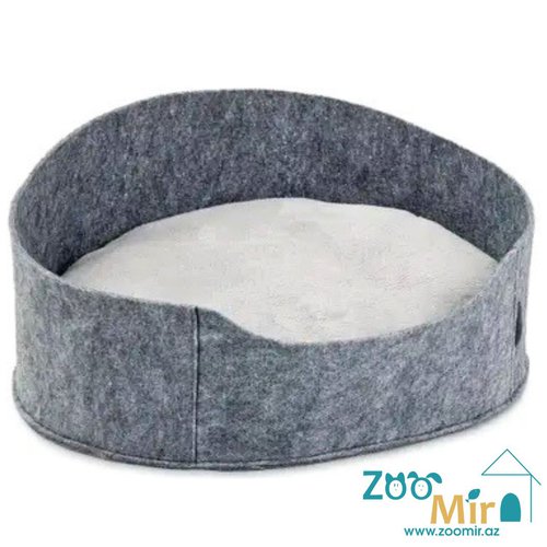 Pet Fashion лежак для малых пород собак и кошек, 22х37х48 см (цвет: серый)