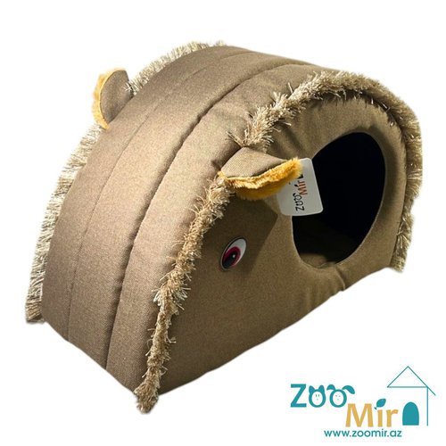 Zoomir, модель “Mouse”  домик для мелких пород собак и кошек, 45х26х30 см (цвет: кофейный)