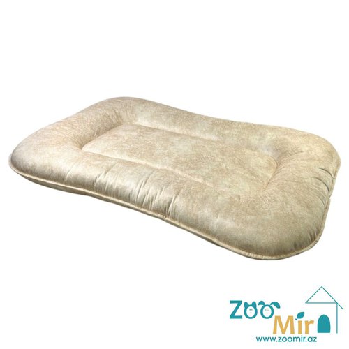 ZooMir, лежак-матрасик для мелких и средних пород собак, 90х60х8 см (цвет: бежевый)