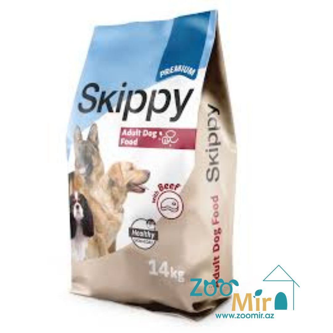 Skippy, сухой корм для взрослых собак с ягненком, 14 кг (цена за 1 мешок)