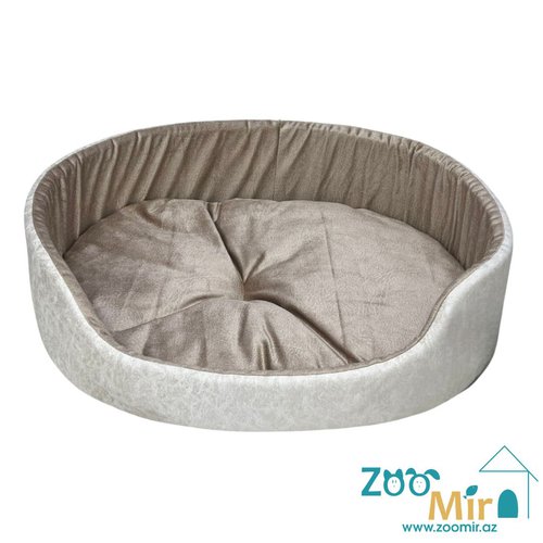 Zoomir, модель лежаки "Матрешка" для мелких пород собак и кошек, 55х42х14 см (размер L)(цвет: бежевый)