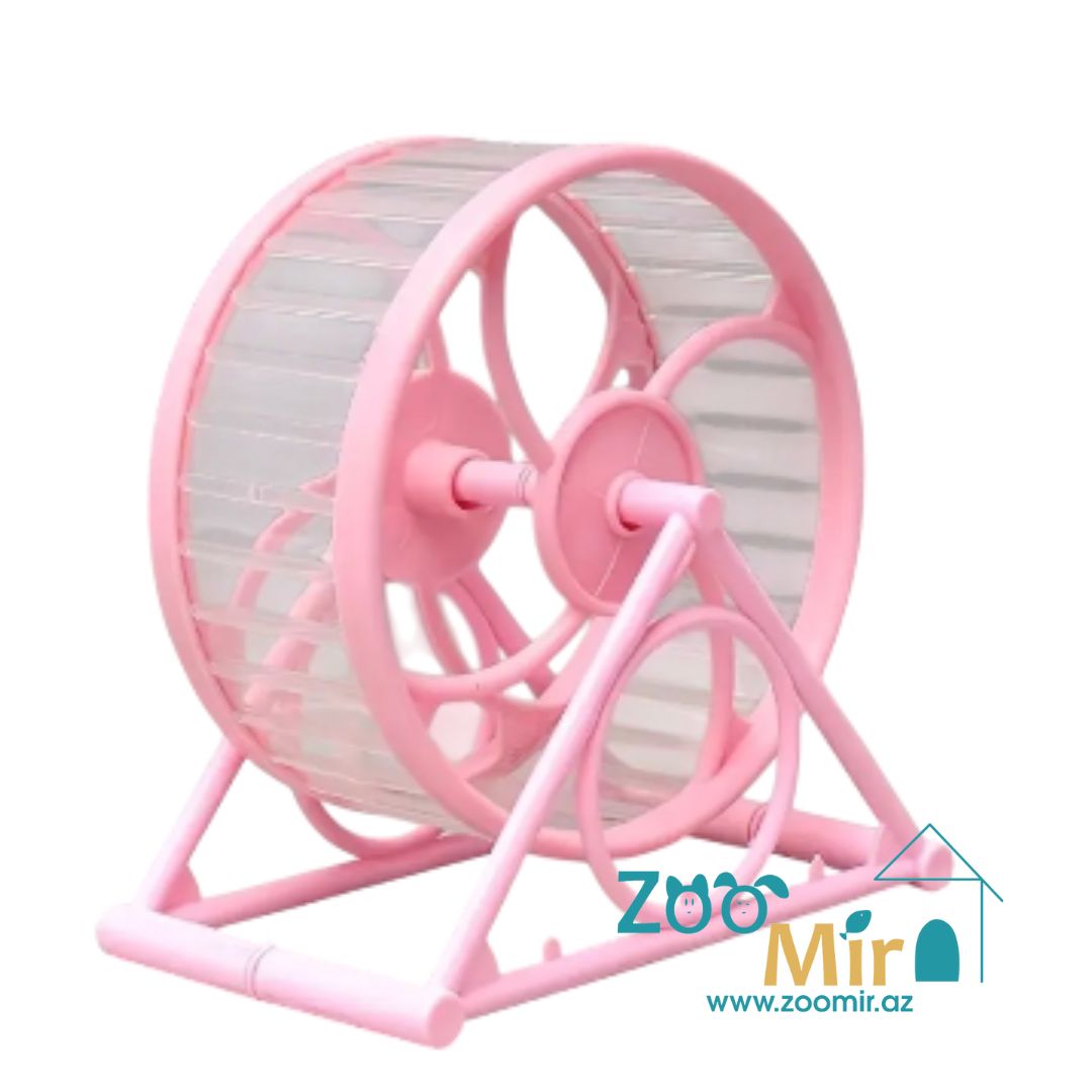 KI, Колесо для хомяка, диаметр 12 см (цвет: розовый)