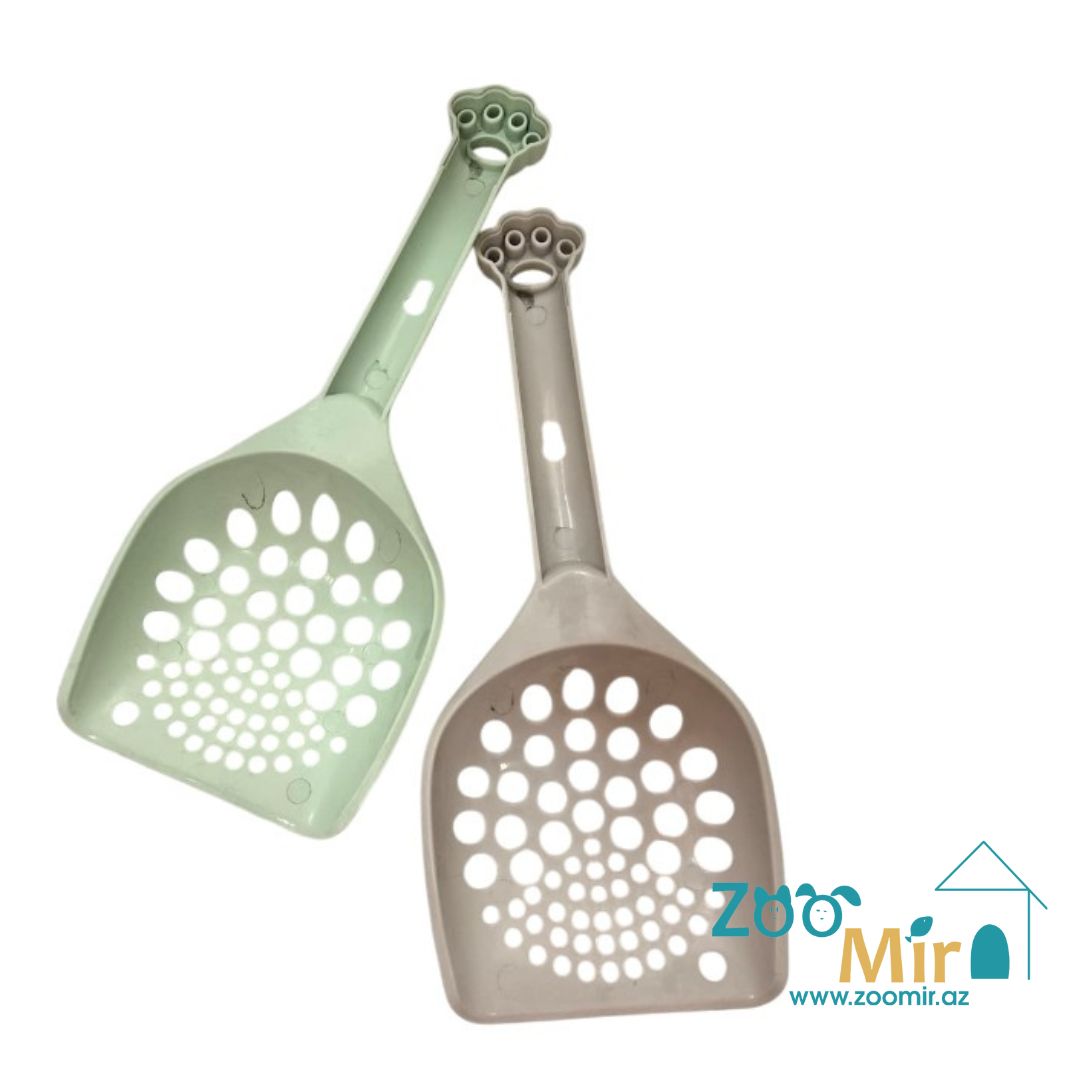 KI, пластиковый совок для лотка, 27х11 см (выпускается в разных цветах) (цена за 1 совок)