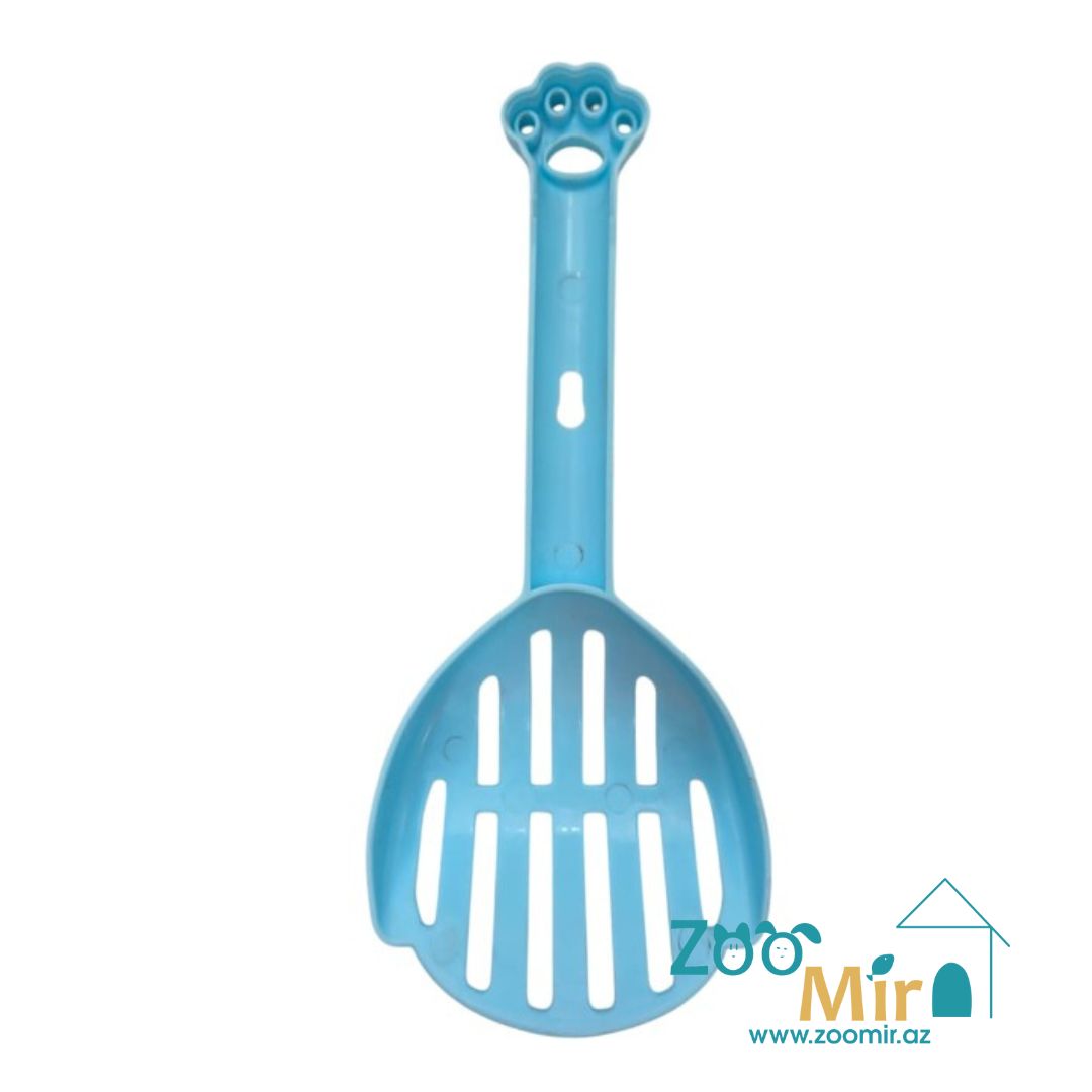 KI, пластиковый совок для лотка, 26х11 см (цвет: голубой) (цена за 1 совок)