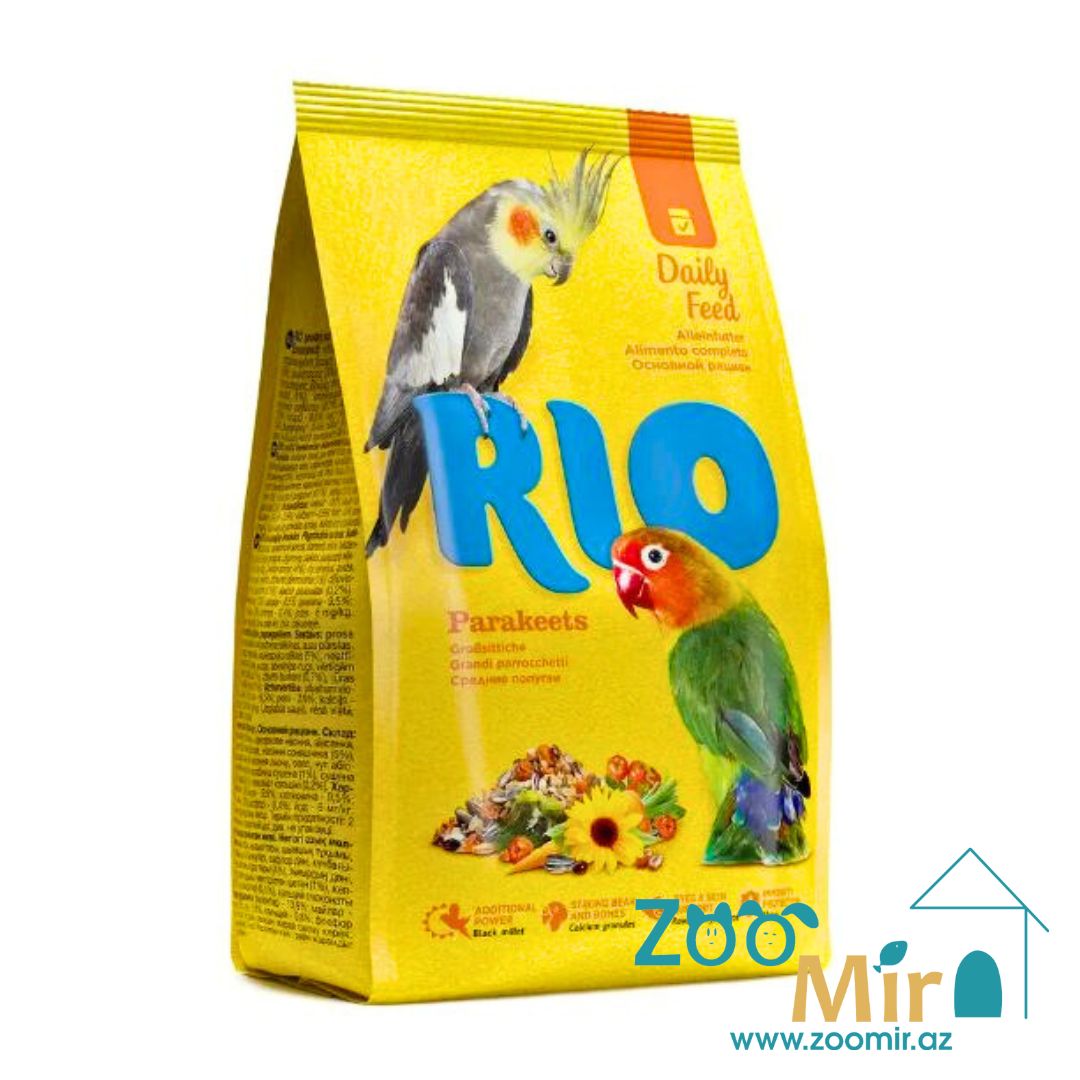 RIO, сбалансированная зерновая смесь для ежедневного кормления, корм для средних попугаев, 1 кг (цена за 1 упаковку)