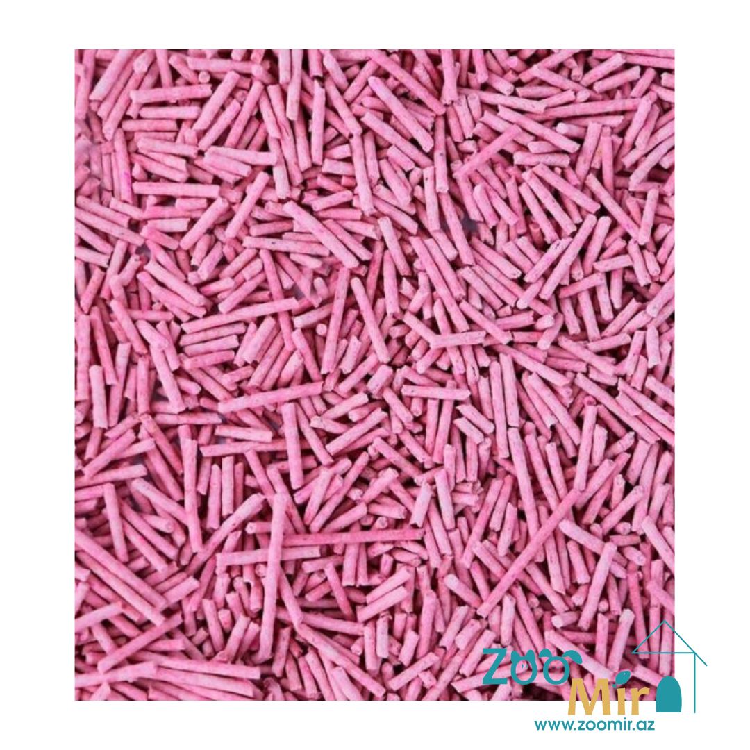 TOFU, натуральный комкующийся наполнитель из экологически чистых соевых бобов и натуральных растительных волокон с запахом сакуры, на развес