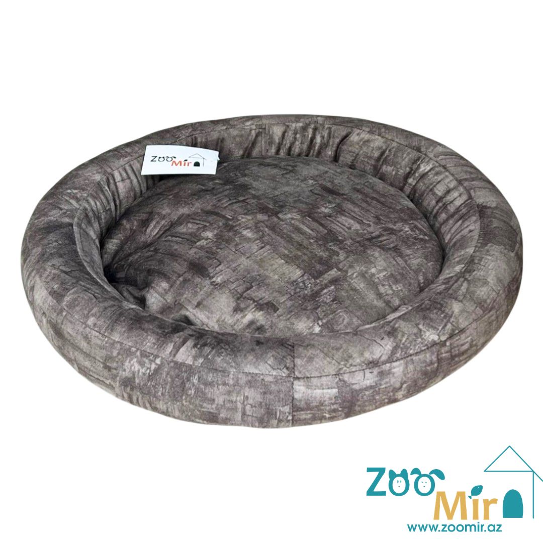 Zoomir, лежак для мелких пород собак и кошек, 52x52x8 см (размер S) (цвет: серый)