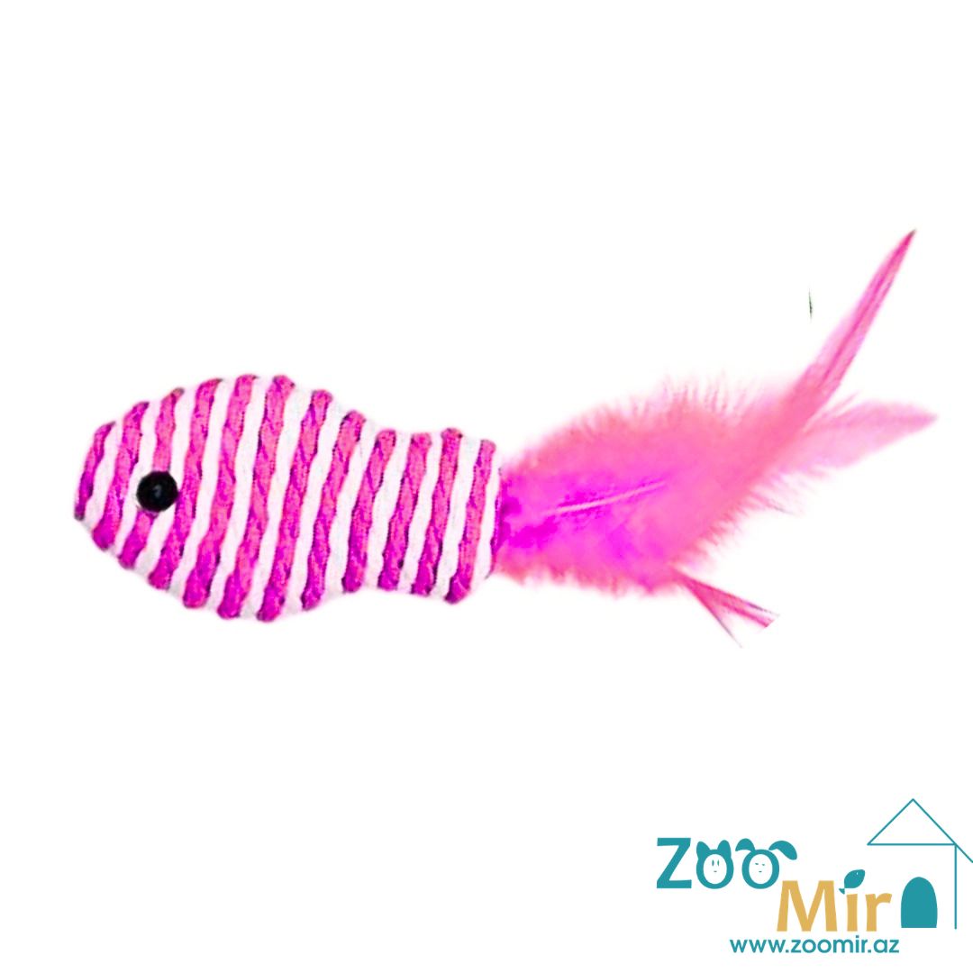 Pet Accessories, игрушка в форме "Рыбки", для котят и кошек (цвет: розовый) (цена за 1 игрушку)