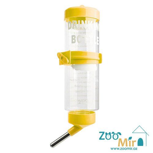 ZMOO, поилка для грызунов на крючках с креплением, 125 мл (цвет: желтый)(цена за 1 поилку)