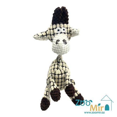 Pet Supplies, плюшевая игрушка в форме "Жирафа", с пищалкой, для собак и кошек, 22 см (цена за 1 игрушку)