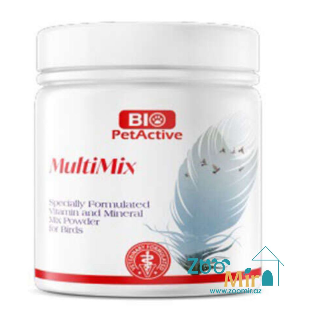 Bio PetActive MultiMix, комплекс минералов и витаминов для птиц, 70 гр